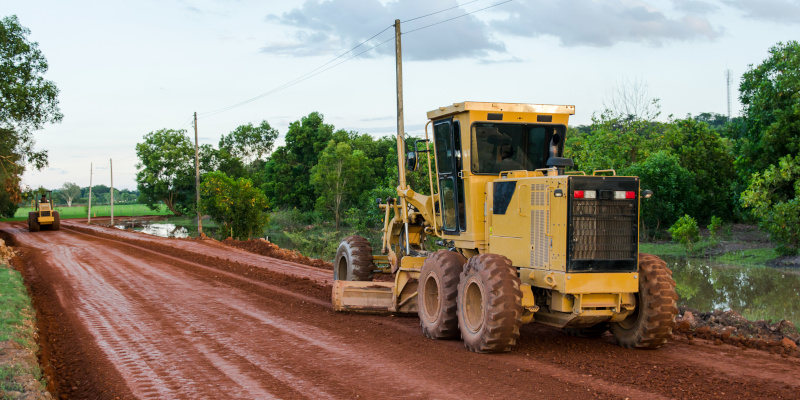 Grading in Sparta, Tennessee