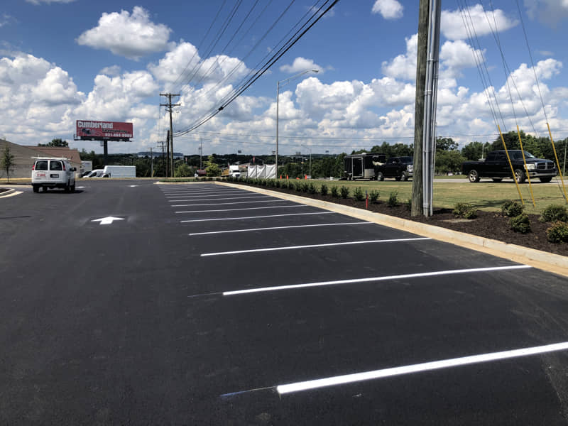 Striping in Crossville, Tennessee